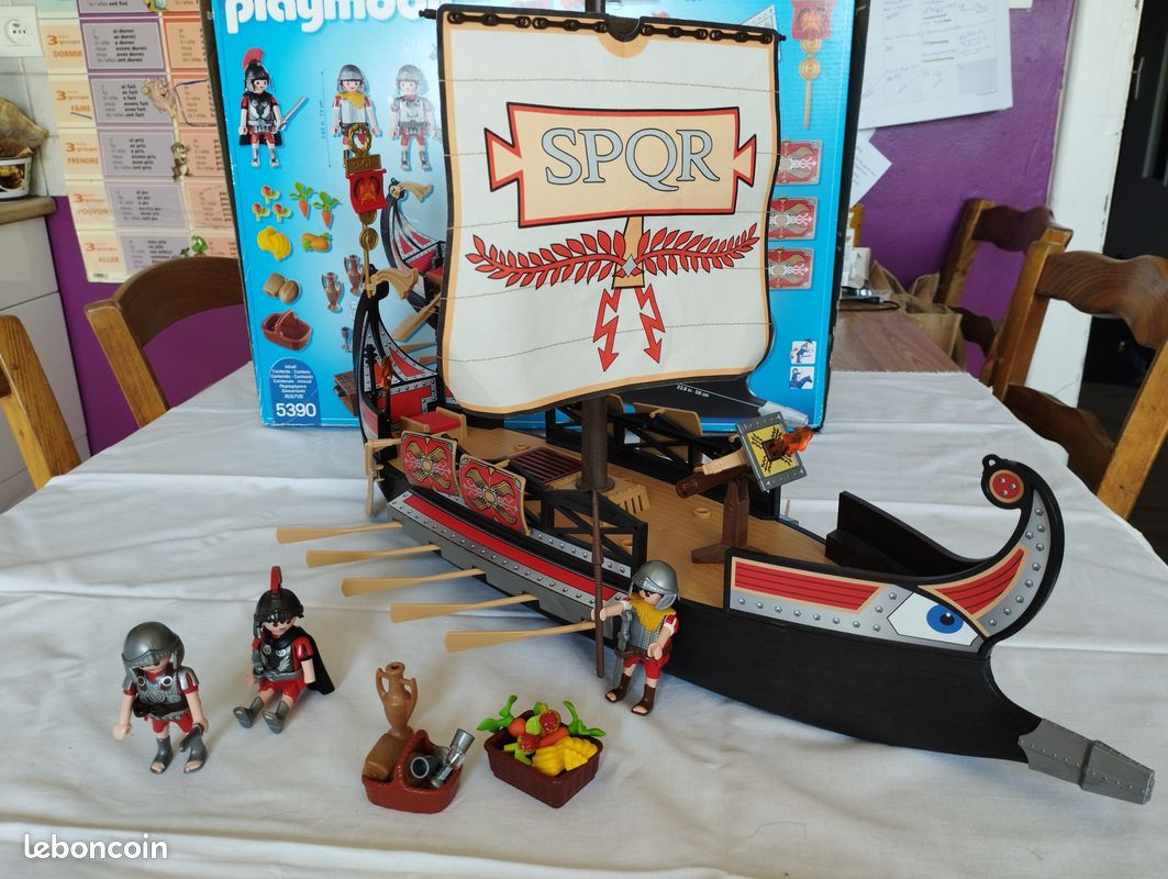 Playmobil Romain Personnalisé - Bannière Romaine 3D - Pièce Détachée Neuf - Fabriqué En Espagne