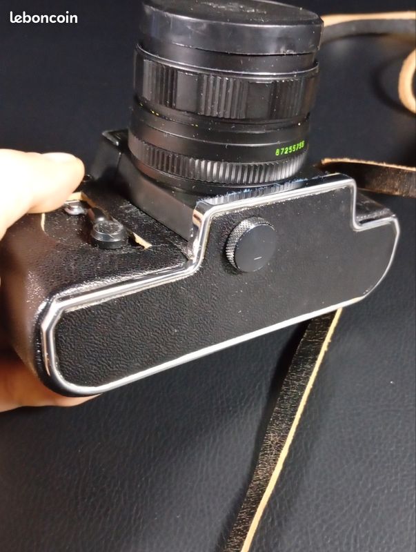 Appareil photo argentique vintage Zenit 11 avec étui cuir original – 35 mm SLR URSS (image 11)