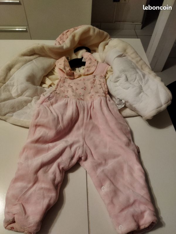 Lot complet vêtements fille 3 mois (image 1)