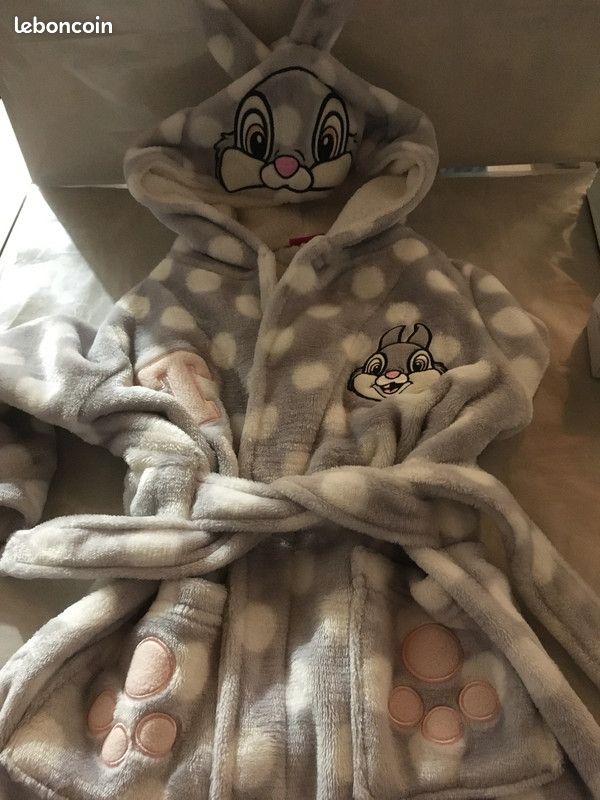 Robe Peignoir Disney Robe De Chambre Peignoir Très Doux Disney