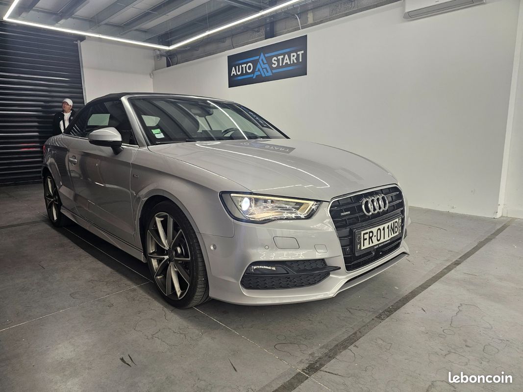 Audi A3 CABRIOLET Sportback S line 184ch quattro S-tronic / régulateur de vitesse auto adaptatif / siege chauffant /drive slect / climatisation bi-zone / feux automatique (image 1)