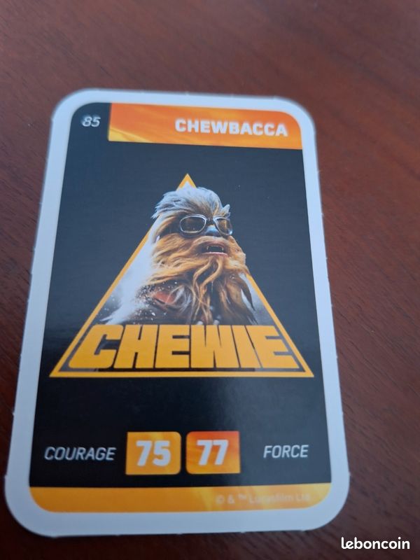 Carte de collection N°85 STAR WARS (image 1)