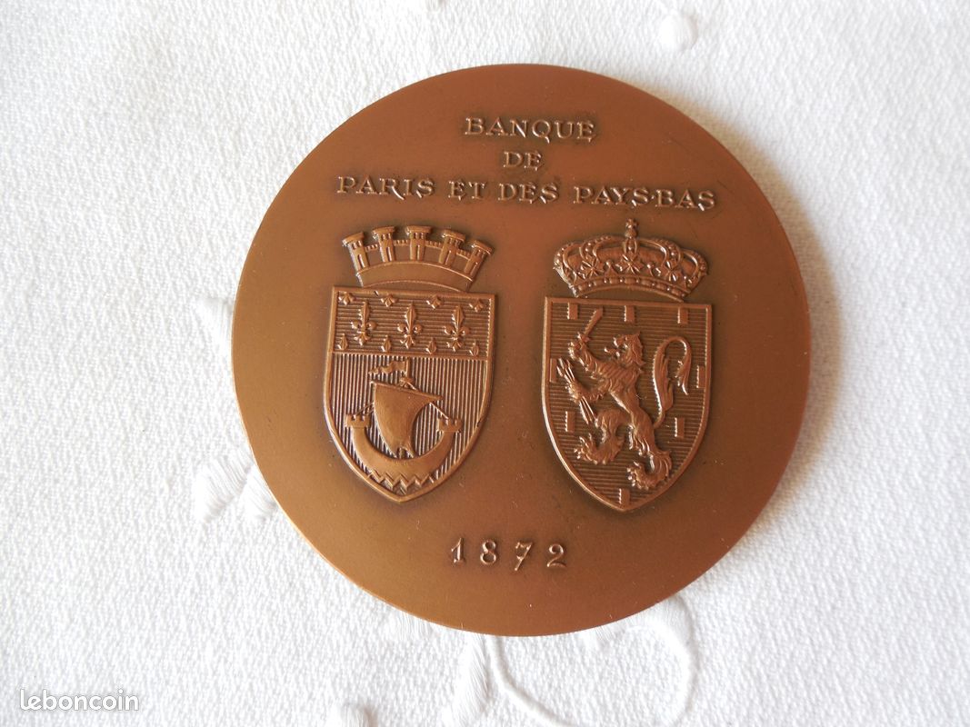 Médaille Bronze 1972 - Centenaire Conseils Généraux Révolution Val D'Oise - 81mm