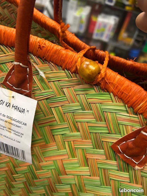 Sac de plage ou de courses sac fait main Madagascar (image 4)