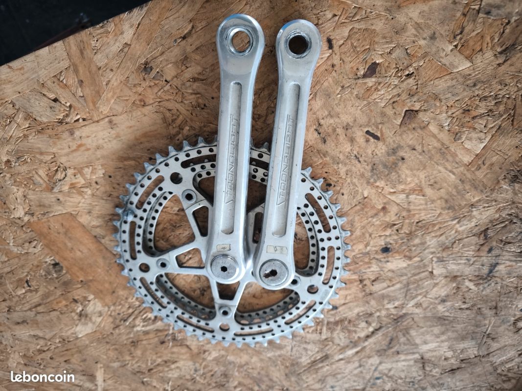 Pédalier Stronglight 170mm 34-50 9/10 vitesses - Équipements vélos