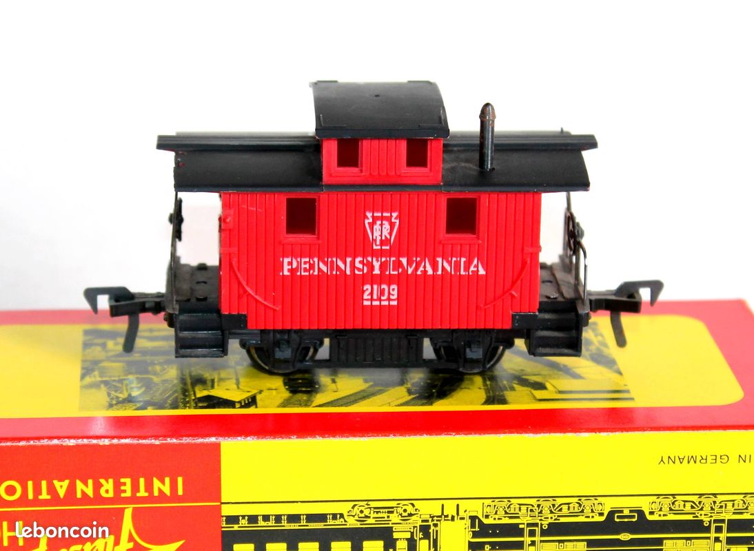 Fleischmann ho 1434 wagon de queue a guerite, fourgon frein caboose pennsylvania - Collection