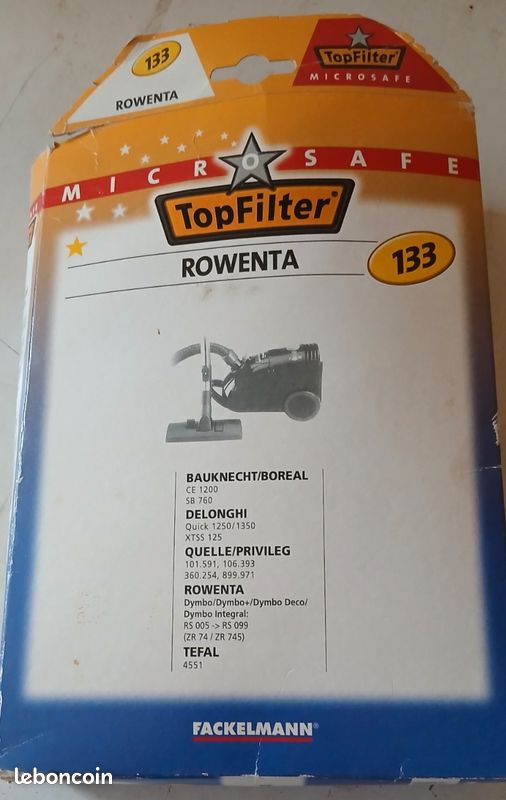 Sacs Aspirateur Rowenta 133 (image 2)
