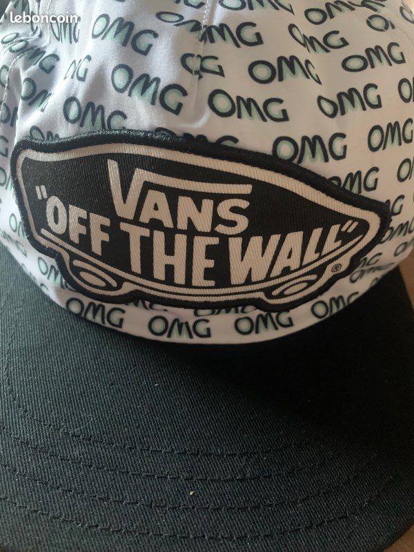 Casquette Vans Flipside couleur noir et blanc Taille unique (image 2)