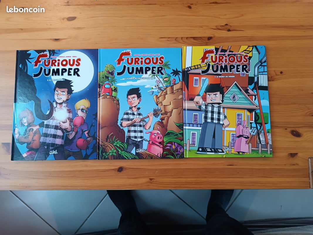 3 livres Furious Jumper tome: 1, 2 et 3 - Livres