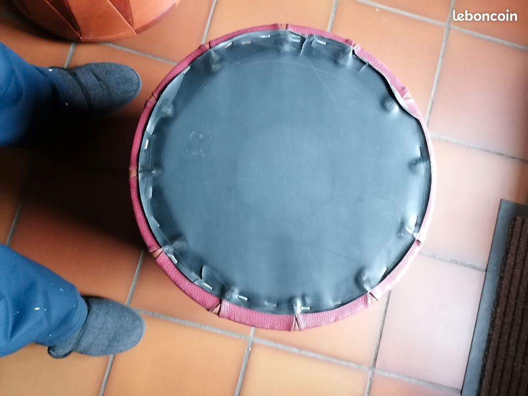 2 Poufs simili cuir (image 2)