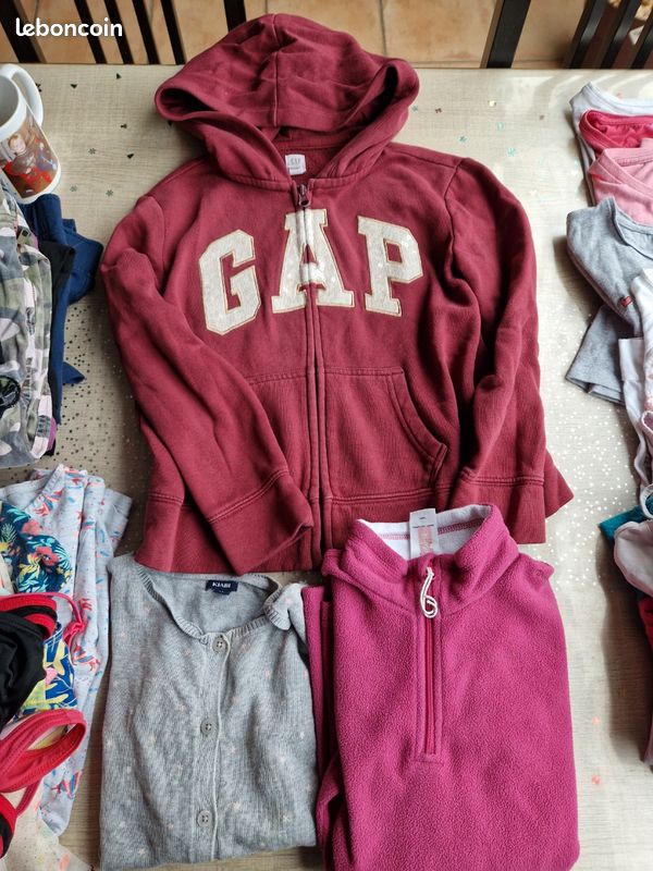 Ensemble Pull & Pantalon Gap Fille Taille 6/7 - Gris, Occasion En Très Bon état, Parfait Pour L'école