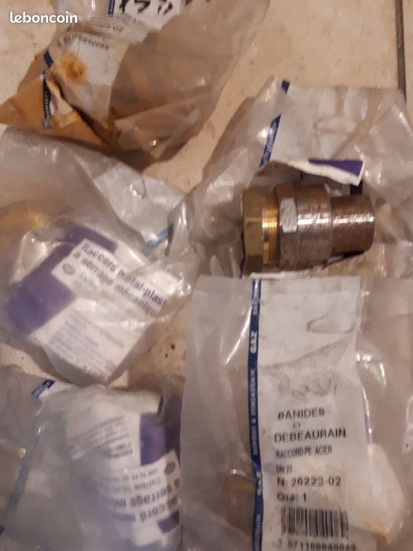Raccord pour tube à souder sur acier : 33,7 DN : cal. 25 dia : PE 32 réf 2622302 (image 1)