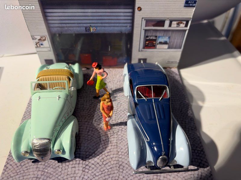 Diorama 1/43 Peugeot Talbot Exposition Peugeot 402 Darl’Mat et Talbot Lagot Figoni Falaschi (image 6)