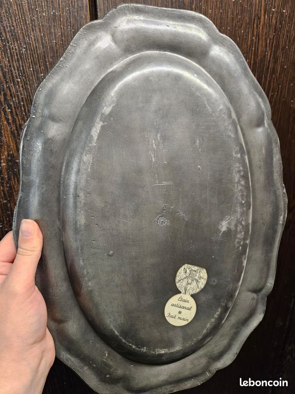 Rare lot d'étain plat de Nuremberg - Décoration
