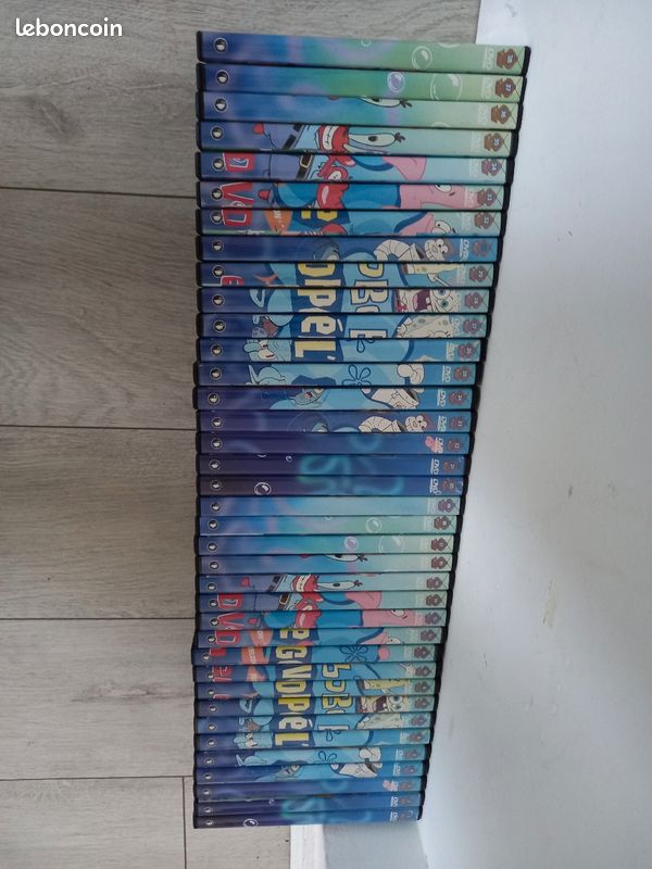 Collection de DVD Bob l'éponge intégralité de 1 au 38 manque le 31 pratiquement neuf (image 6)
