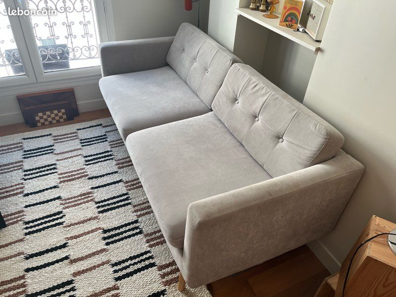 Canapé gris (image 2)