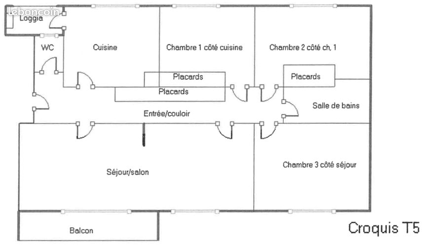 Appartement a louer mulhouse - 5 pièce(s) - 86 m2 - Surfyn