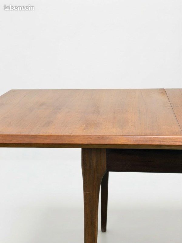 Table à manger danoise vintage en teck extensible 6/10 places⁠ (image 14)