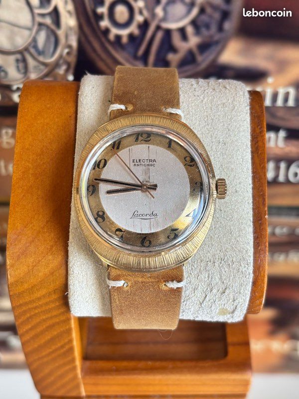 Montre Vintage LACORDA Mécanique Suisse Années 1950 - Mouvement FEF 350 - Fonctionne
