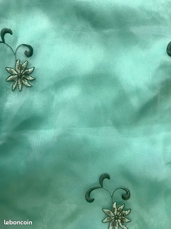 Robe orientale « caftan » verte (image 3)