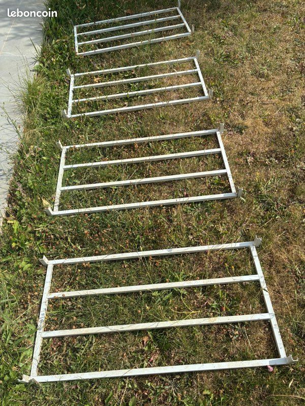 5 grilles de défense / cadres clôture barreaudée, 95,4 cm x 49,7 (image 3)