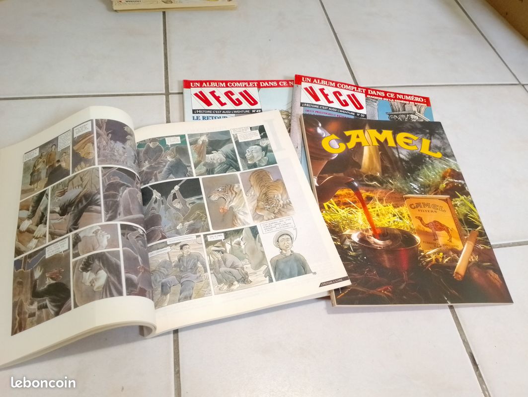 Collection de 49 magazines BD VECU, L’histoire c’est aussi L’aventure - Années 80 (image 13)