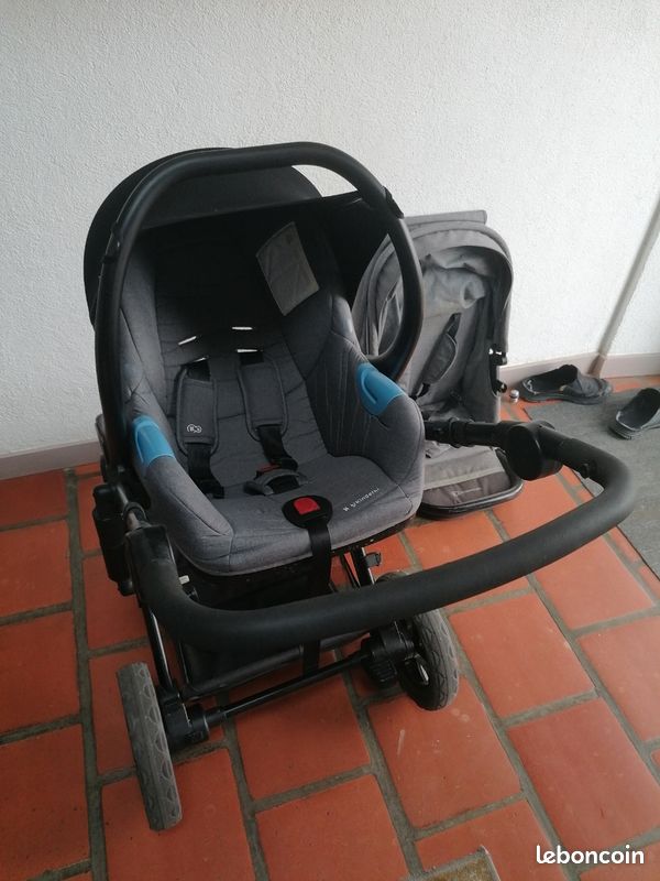 Poussette 3 en 1 Kinderkraft Moov - complète - bon état (image 17)