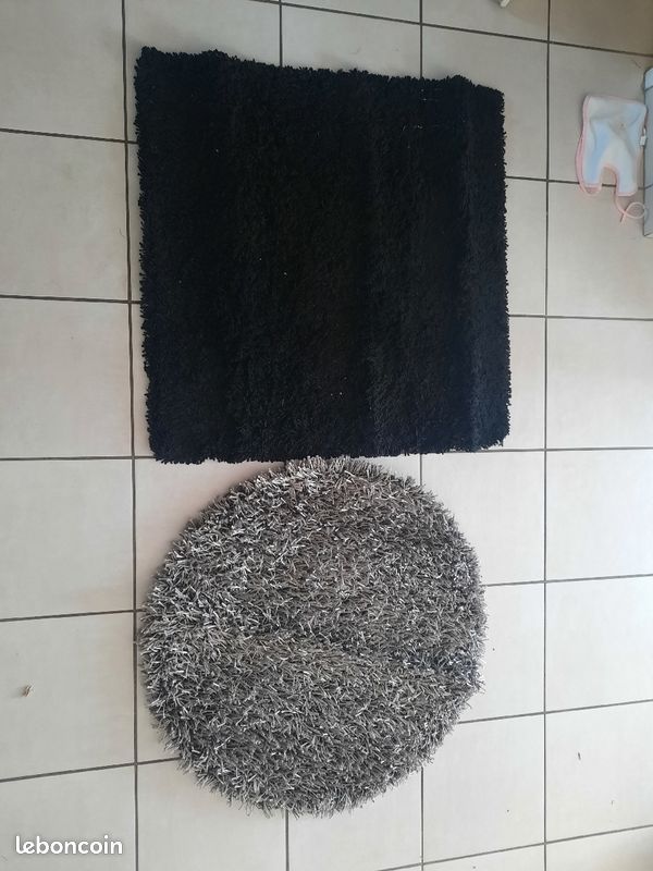 2 tapis carré et rond (image 1)