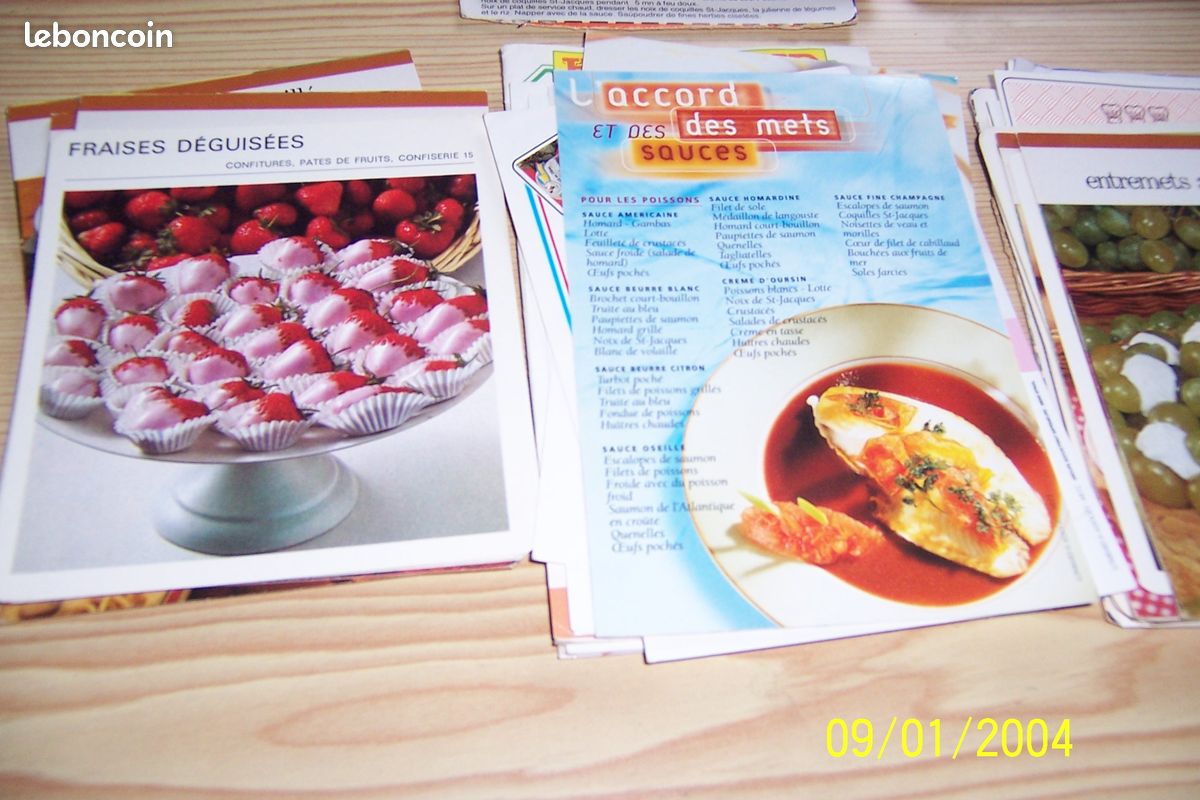 Boite et 100 fiches de cuisine (image 4)