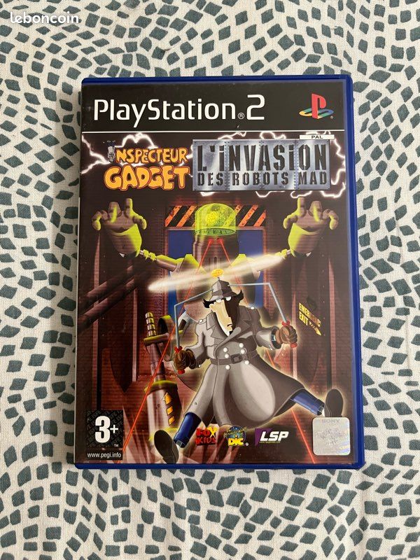 Jeu PS1 Inspecteur Gadget – Complet & Testé (PAL) – Bon état