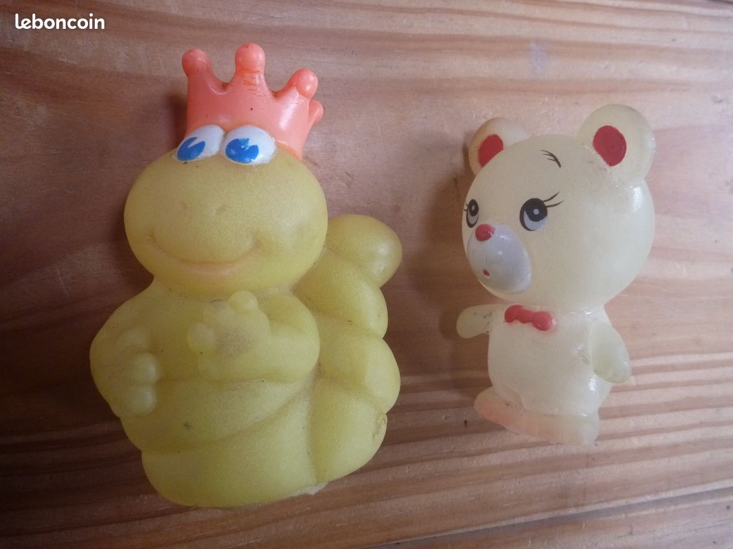 Lot Ancien De 3 Figurines Bonux Phosphorescentes Vintage - Années 60/70 ?