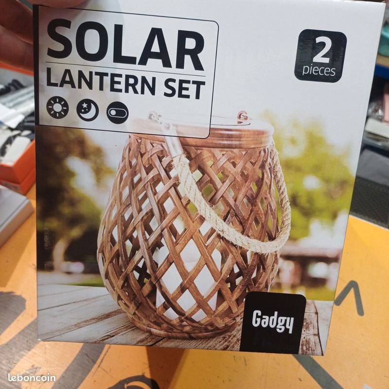 Lanternes par 2 solaire 7049 (image 2)
