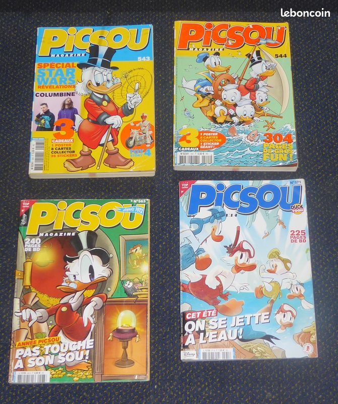Mickey parade geant , super picsou geant , tresors et jeunesse de picsou.... (image 11)