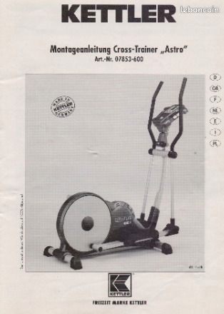 Crosstrainer Elliptique Kettler Astro CROSS TRAINER Vélo