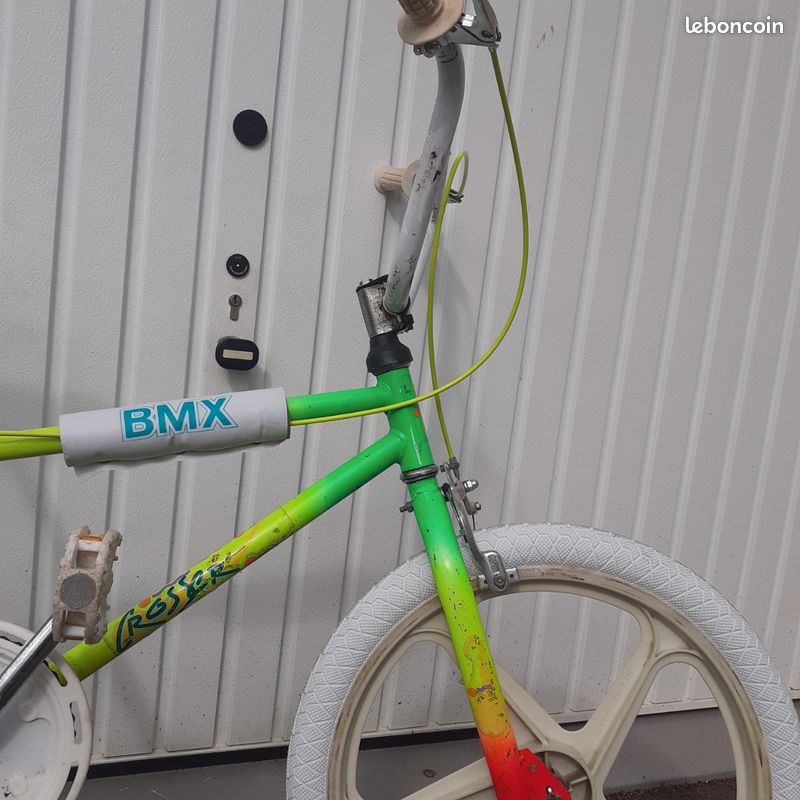 Ancien col tige BMX école argent 21,1 manche vélo course 4