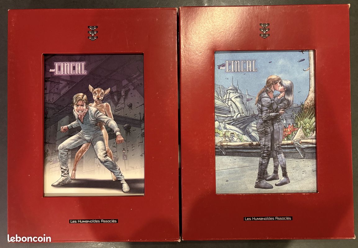 Lot de 2 coffrets intégrale Avant L'incal Tomes 1 à 6 Jodoeowski / Janjetov et 2 ex-libris numérotés (image 1)