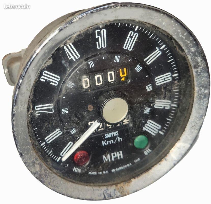 Compteur de vitesse triumph spitfire mk1 a mk3 (image 2)