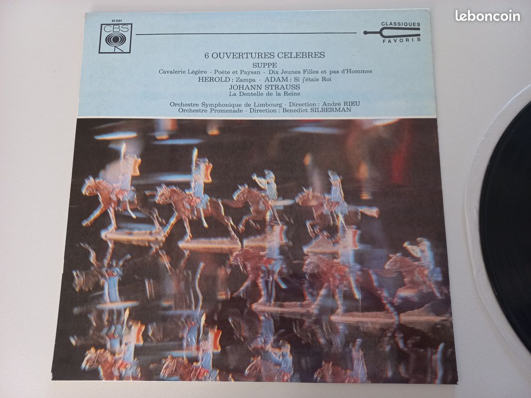Disque 33T 6 Ouvertures Célèbres SUPPE Classique (image 1)