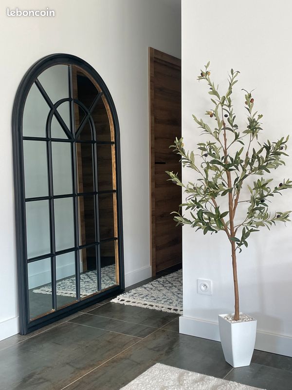 Miroir orangerie en paulownia (image 1)