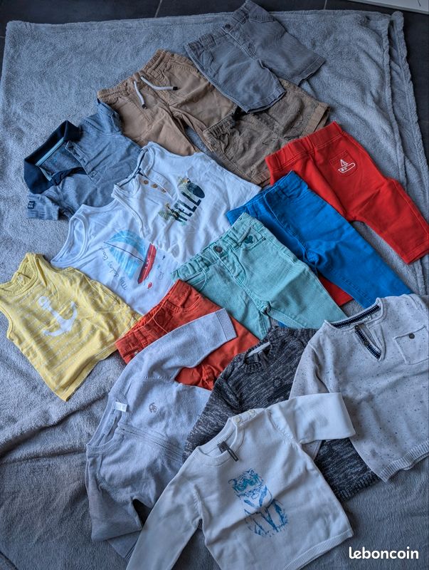 Lot vêtements garçon 9 mois (image 1)