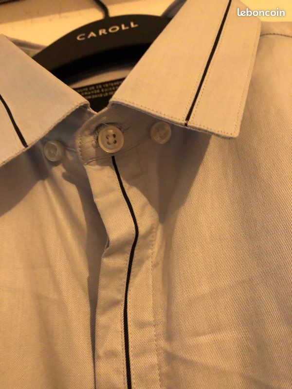 Chemise bleue the kooples en coton (image 10)