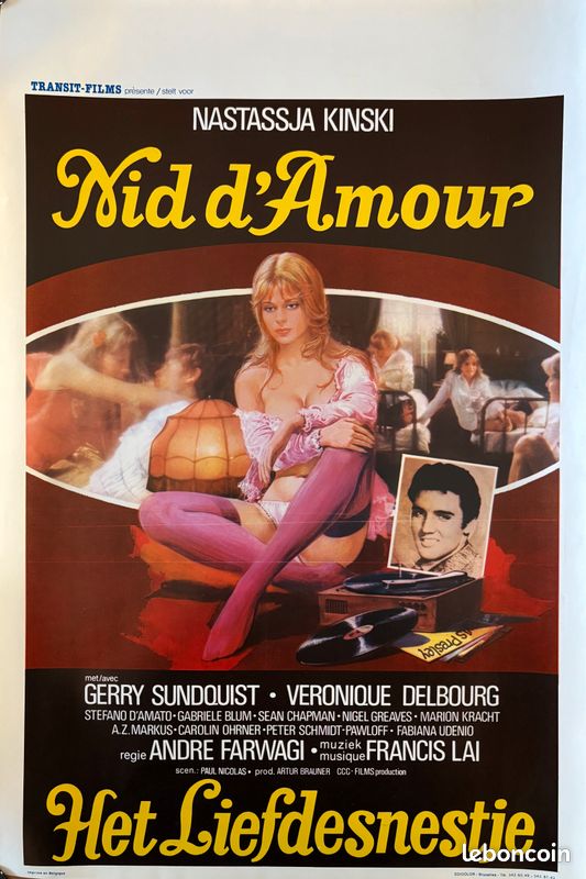 Nid d'amour (1979) - Nastassja Kinski - Affiche belge 35x55 cm (image 1)