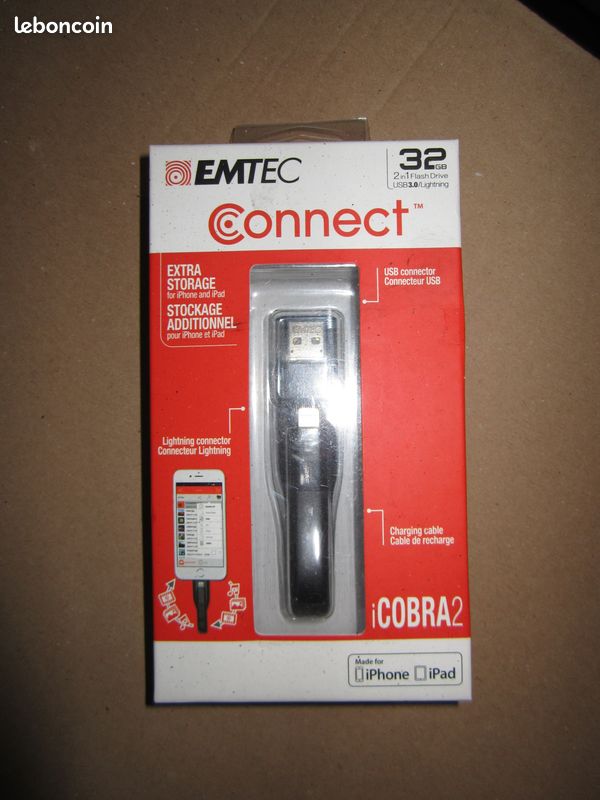 Connect neuf pour iphone ou ipad 32 Go (image 1)