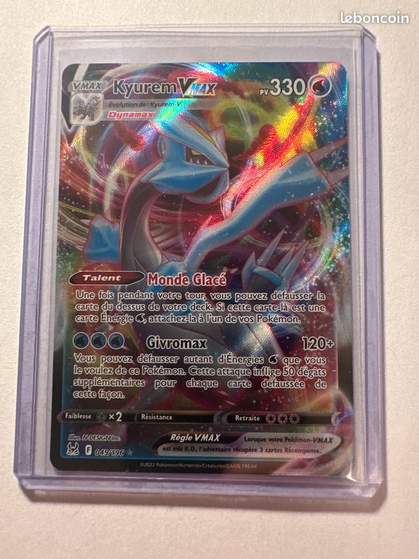 Carte Pokmon Kyurem Vmax 049/196 Origine Perdue Fr neuf - Jeux & Jouets Carte Pokmon Kyurem Vmax 049/196 Origine Perdue Fr neuf - Jeux & Jouets