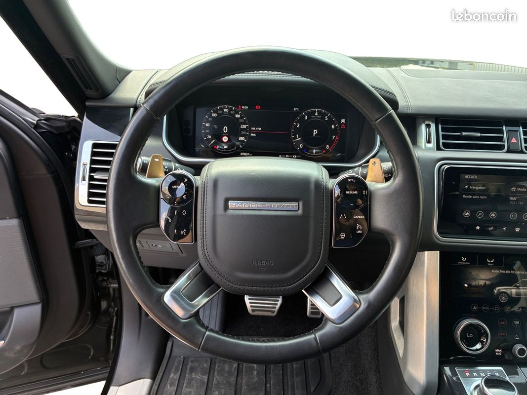 LAND ROVER RANGE ROVER IV 5.0 V8 SUPERCHARGED 525 AUTOBIOGRAPHY 525Ch Garantie 12 mois (image 13)
