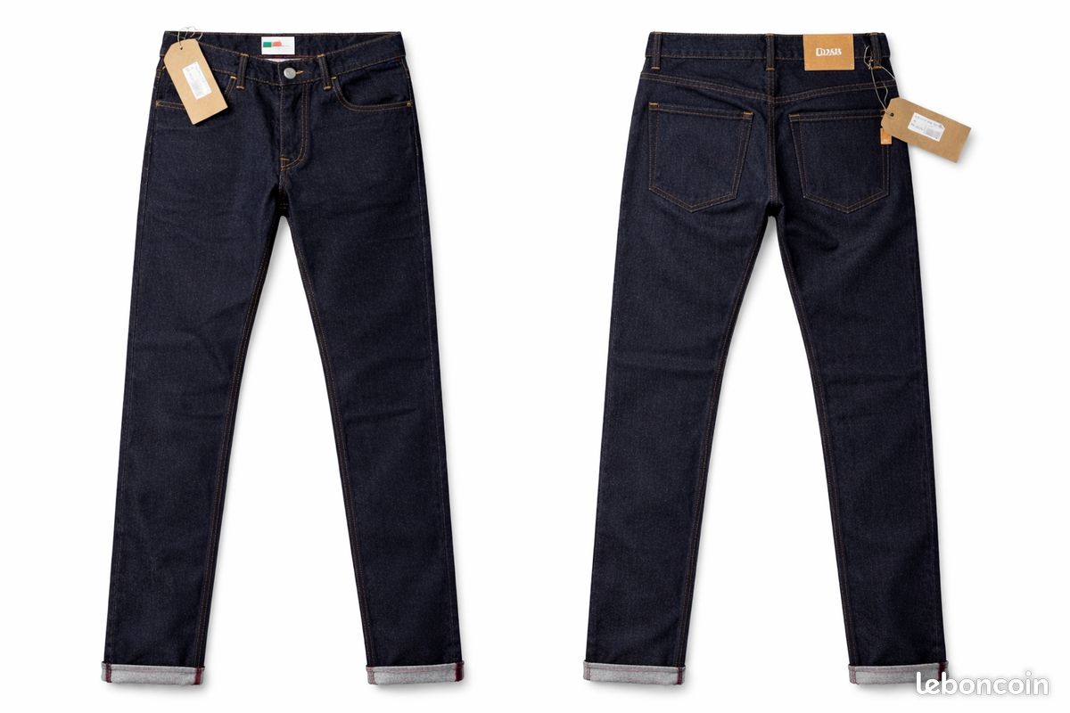 Jean DAO Demi-Slim W29 – Made in France – Neuf – Selvedge (image 1)