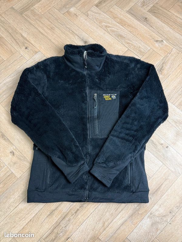Veste Polaire Mountain Hardwear Monkey Noire Taille S Outdoor Rando Techwear Y2K Gorpcore #3256 (image 1)