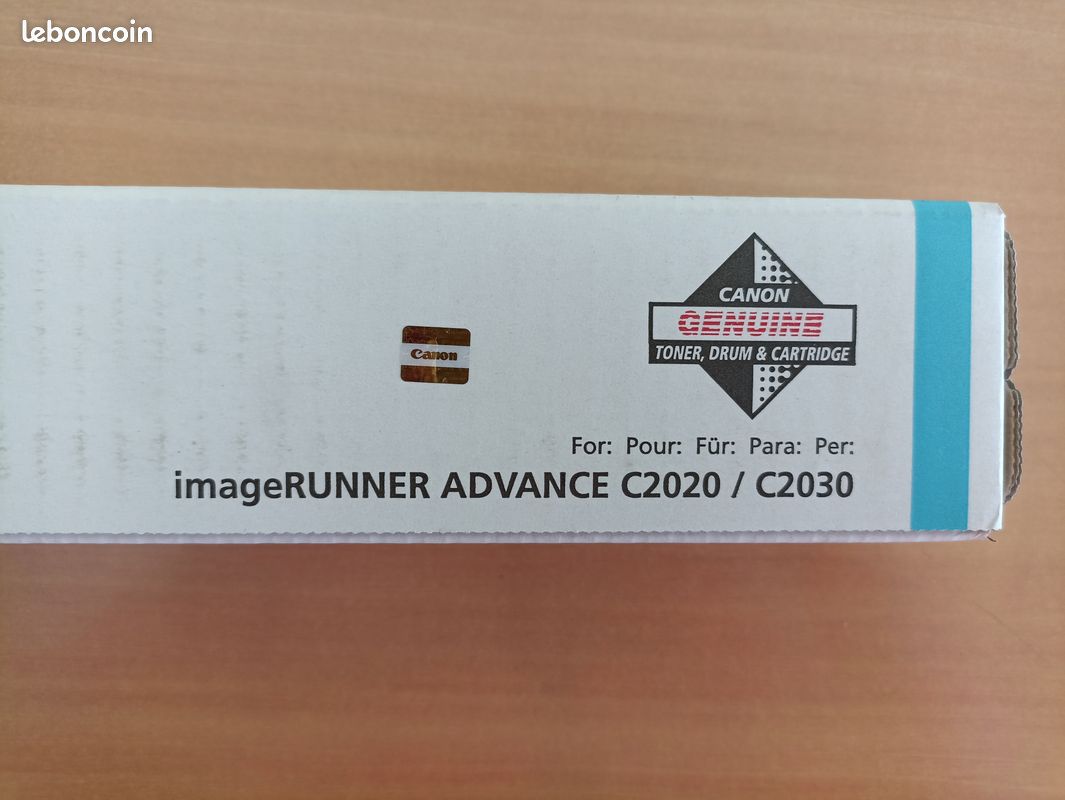 Cartouche Toner Canon C-EXV 34 Cyan – Original – Neuve Sous Blister