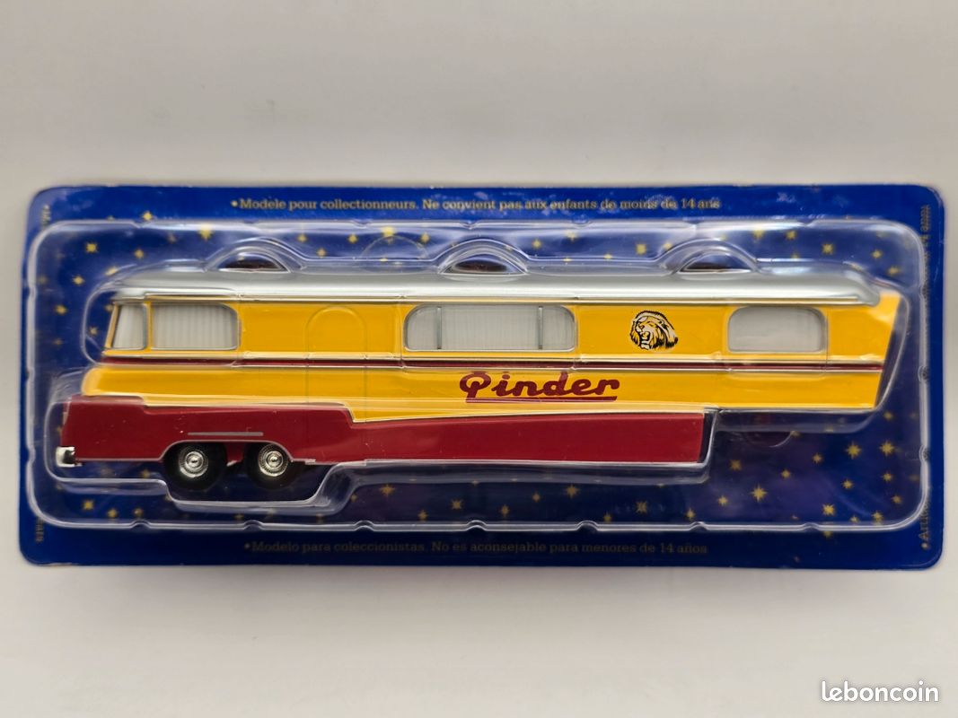 Camionnette Altaya Cirque Pinder - Véhicule De Collection - Modèle Vintage - Occasion