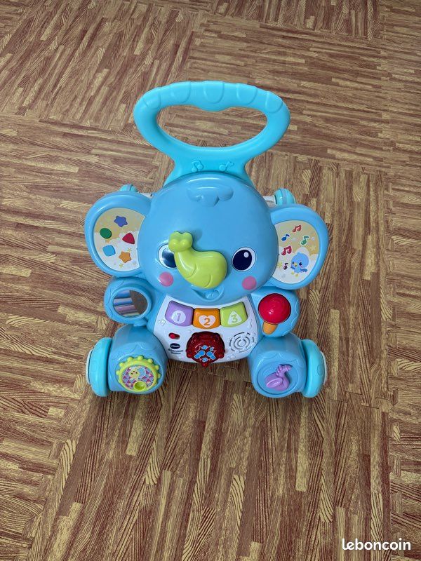 Chariot De Jeu Pour Enfants – Jouet Extérieur Super Pratique Et Amusant, Bleu